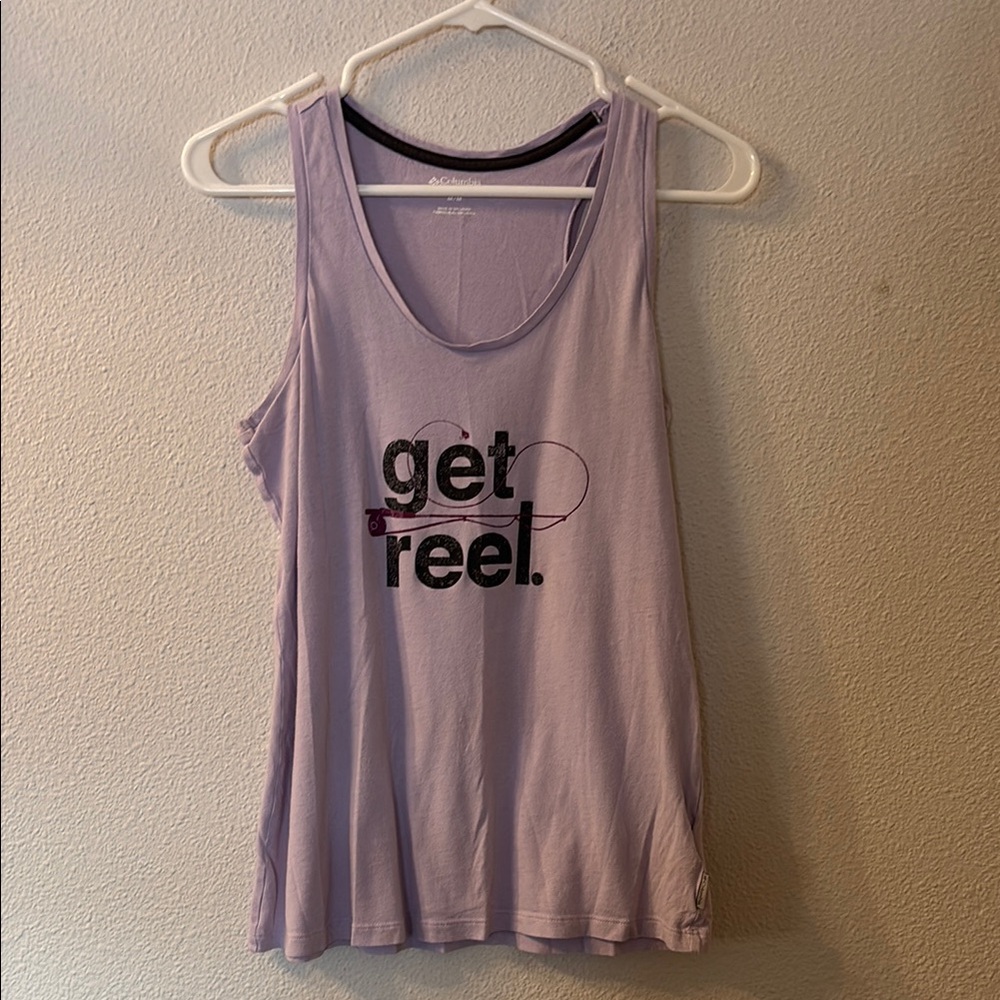 Columbia “get reel” fishing Tank Top size medium